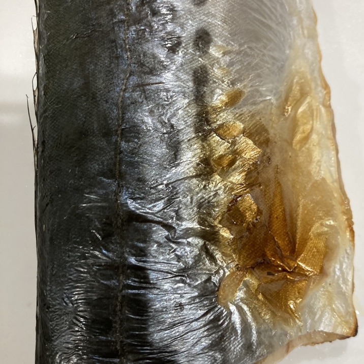 冷凍サワラの塩焼き